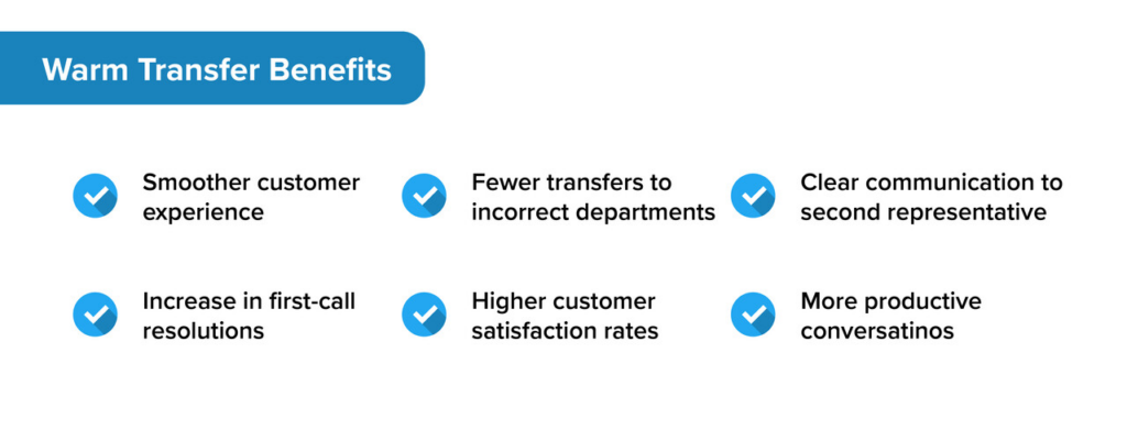 warm transfer benefits