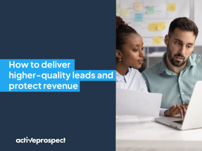 lead verification for publishers