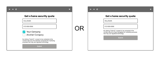 How TrustedForm Verify 1:1 consent check works